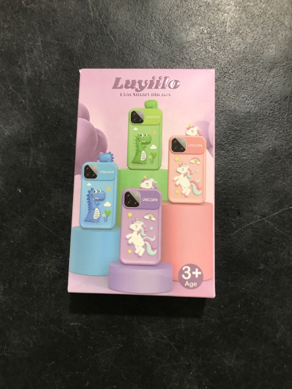 Photo 1 of Luyiilo Kids Smart Phone Toys for Girls,Easter Gift for Kids Toys for 3-9 Girls Mini Smart Phone Toys with 2.8" Touchscreen 16 Learning Games Dual Camera Music Player, 8G SD Card