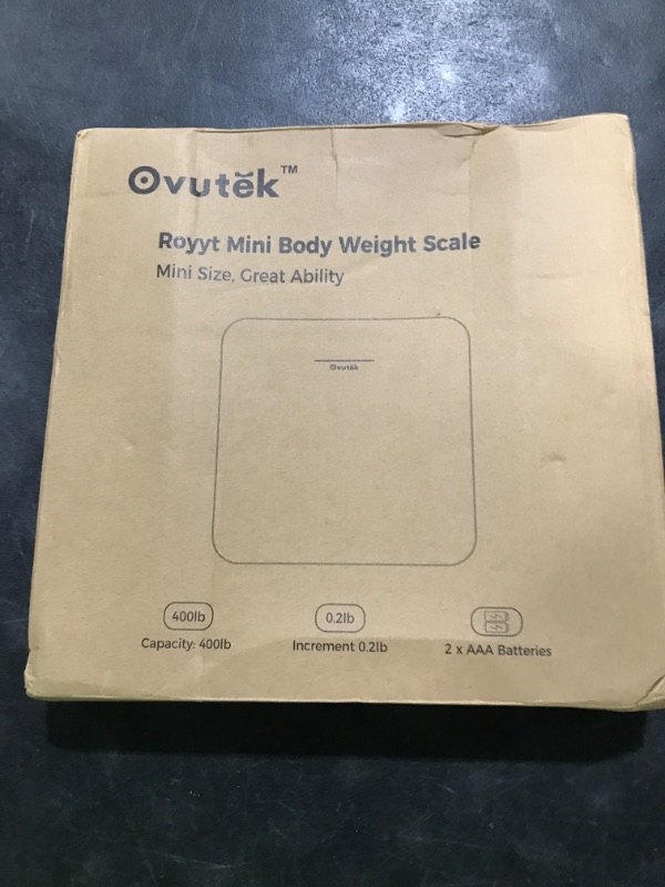 Photo 1 of Ovutek Bathroom Scale for Body Weight, Highly Accurate Digital Weighing Machine for People, Upgraded Batteries Included, Compact Size, LED Display, Physician Scale with Sturdy Tempered Glass, 400lb