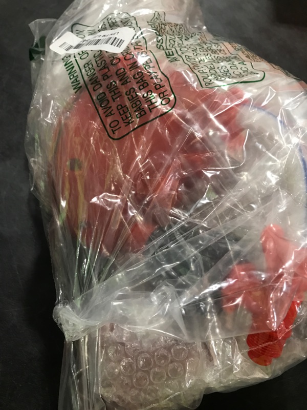 Photo 1 of Pressure Regulating Valve Kit, Red Plastic Professional Water Pressure Regulator Automatic Water Line Regulator for Poultry Chicken Drinking Farm Water Equipment (Outlet Pressure Regulator)