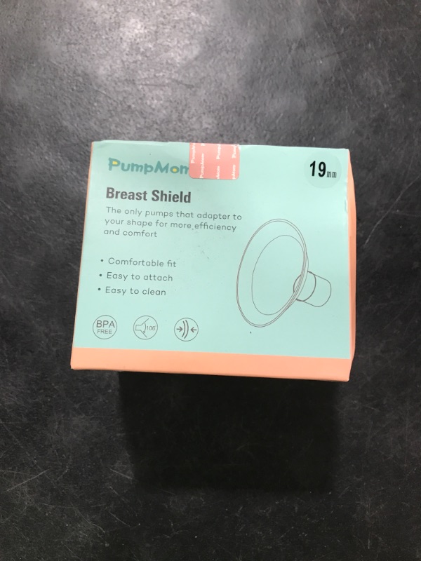Photo 1 of PumpMom-us 19mm Oval Shields Flanges Pump Parts for Medela, Soft Rim Flange Compatible with Medela Breast Pumps PersonalFit, Freestyle, Maxflow, Freestyle Flex Swing Maxi Connector