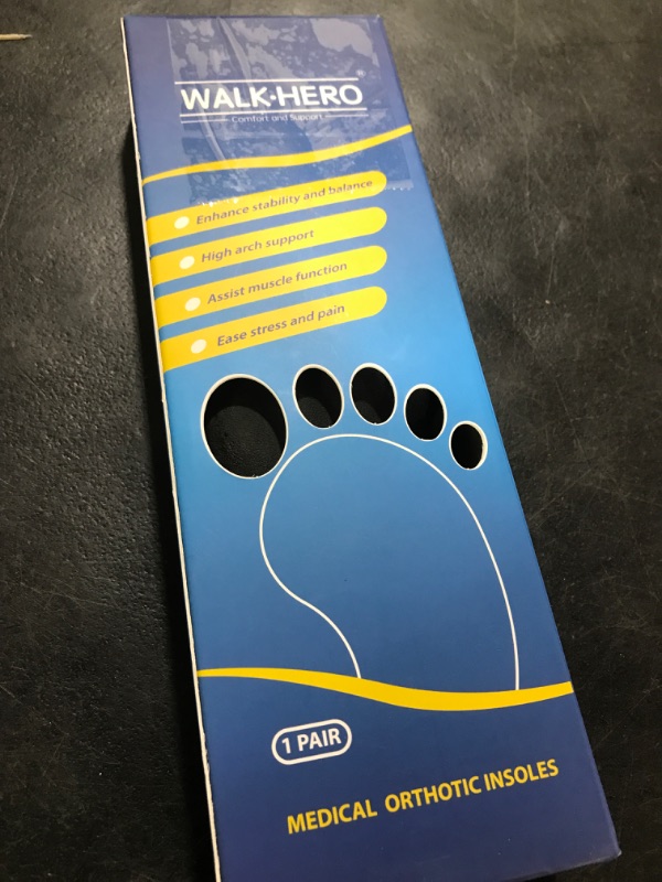 Photo 1 of Plantar Fasciitis Insoles for Men Women - Orthotics Inserts, Shoe Insoles Arch Support Flat Feet Inserts Work Boot Insoles for Standing All Day (Mens 7-7 1/2 | Womens 9-9 1/2)