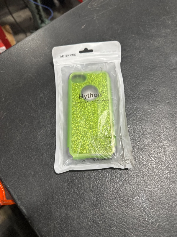 Photo 1 of Hython Designed for iPhone 8, iPhone 7 Case, Heavy Duty Full-Body Defender Protective Case Bling Glitter Sparkle Hard Shell Hybrid Shockproof Rubber Bumper Cover, Green