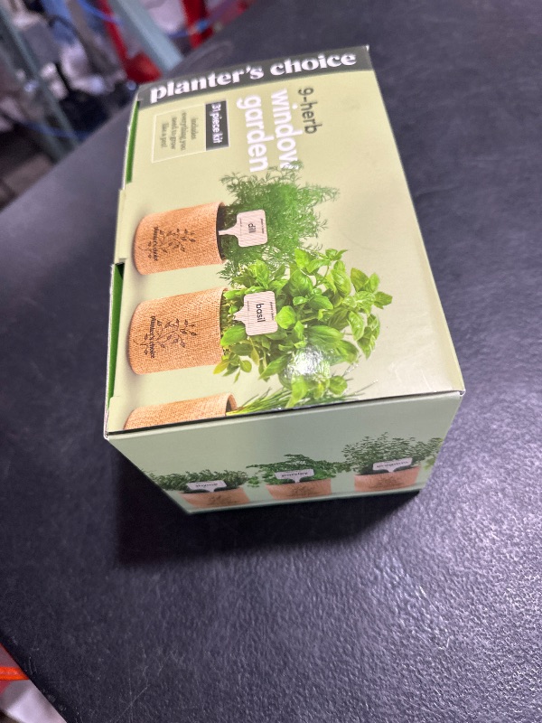Photo 1 of 9  Indoor Window Garden Kit - House Plants Seeds - Best Unique Gift Ideas for Women, Mom, Friend, Her, Birthday, Housewarming, Mother - New Home Kitchen Gifts - Live Plant Starter