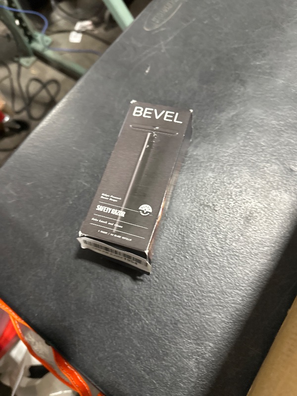 Photo 1 of Bevel Safety Razor with Brass Weighted Handle and 10 Double Edge Safety Razor Blade Refills, Single Blade Razor for Men, Designed for Coarse Hair to Prevent Razor Bumps, Black