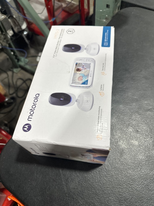 Photo 1 of Motorola Nursery VM75 2-Camera Video Baby Monitor, 1000ft Range no WiFi 2.4 GHz Wireless, 5" Screen, 2-Way Audio, Pan/Tilt/Zoom, Room Temp, Lullabies, Night Vision