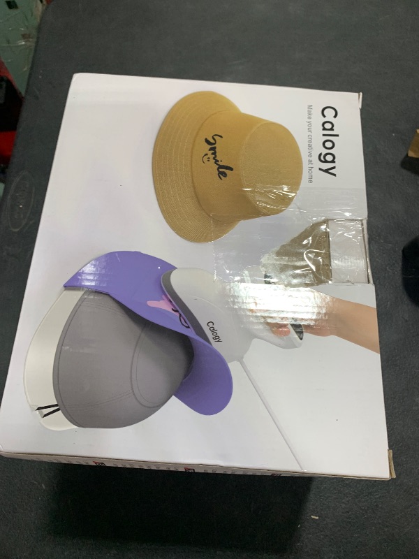Photo 1 of Calogy Hat Press Heat Machine for Caps, Mini Portable Hat Heat Press with Timer, Max 410?,Precision Temp Control ±5?, Fast & Evenly Heating Curved Plate for Vinyl Transfer, Sublimation, Iron (Pink)