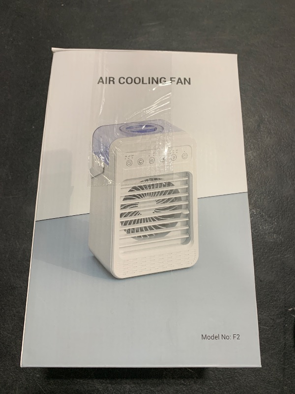 Photo 1 of Portable Air Conditioners, Mini Air Conditioner Personal Evaporative Air Cooler with 4 Speeds 7 Colors, 600ML Portable Ac Unit Fan 2 Cool Mist Cooling Fan for Room Office Car