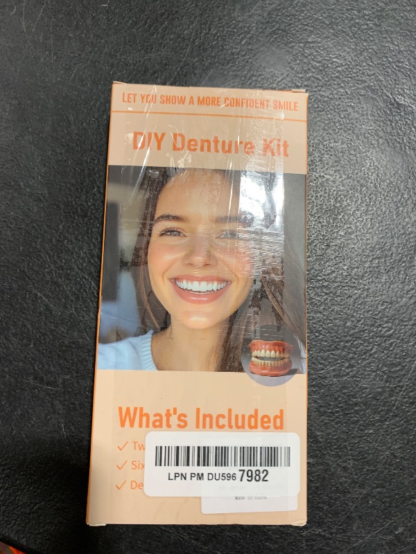 Photo 1 of Denture Do it Yourself Full Set of Top and Bottom Fake Teeth to Create Your Perfect Smile at Home-AA02