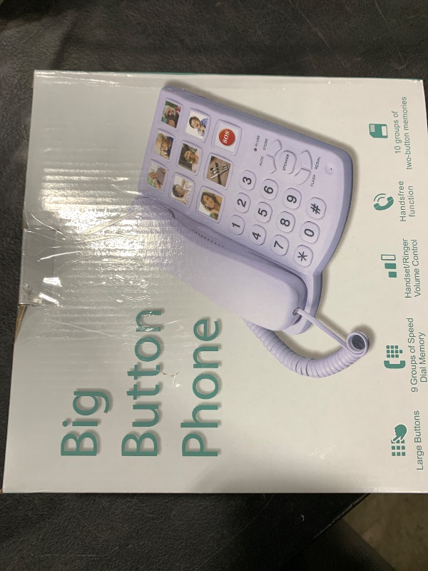 Photo 1 of BIG BUTTON CORDED PHONE 