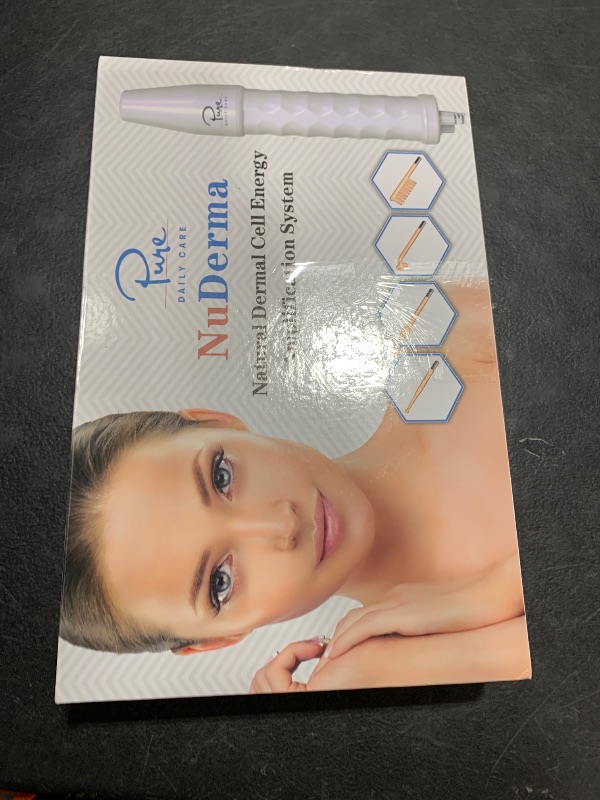 Photo 1 of NuDerma Handheld Skin Therapy Wand Machine w/Neon – Anti-Aging - Skin Tightening - Wrinkle Reducing - Dark Circles – Clarifying - Hair & Scalp Stimulator