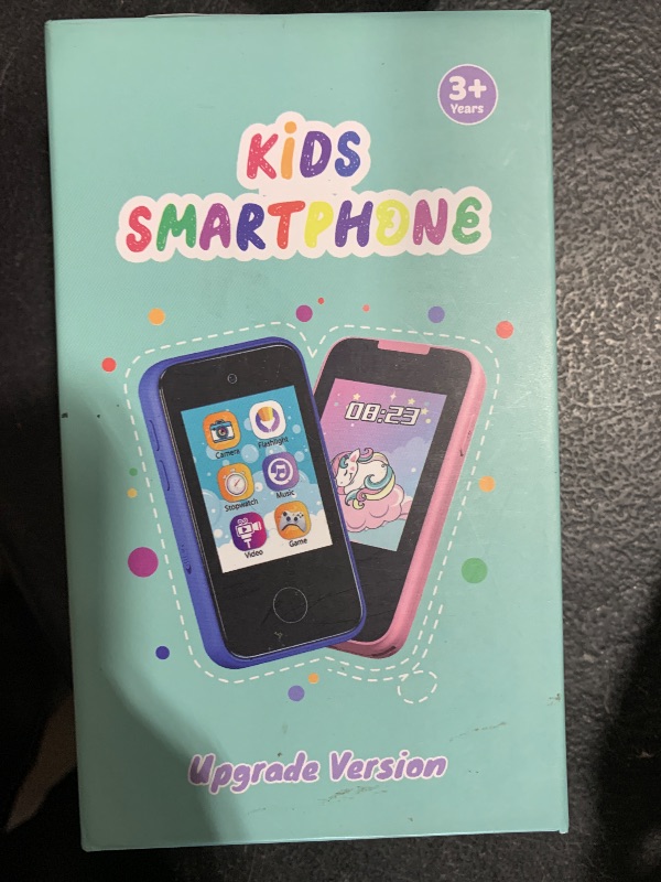 Photo 1 of Kids Smart Phone for Girls Toys, Gifts for 3-10 Year Old Girl Boy Christmas Birthday Kids Toys, 2.8" Touchscreen Toddler Learning Cell Toy Phone with Dual Camera, Game, Music Player, 8GB Card Pink