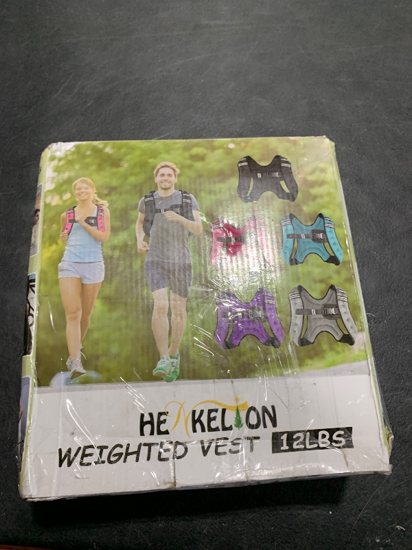 Photo 1 of Henkelion Weighted Vest Weight Vest for Men Women Kids Weights Included, Body Weight Vests Adjustable for Running, Training Workout, Jogging, Walking