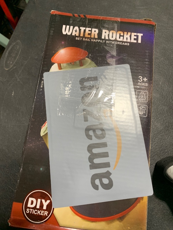 Photo 1 of Sprinkler for Kids - Rocket Outdoor Water Toys Outdoor Yard Sprinkler 360-Degree Rotation Attaches to Garden Hose Splashing Fun Toys for 3 4 5 6 7 8 9 10 Year Old Boys Girls Gift