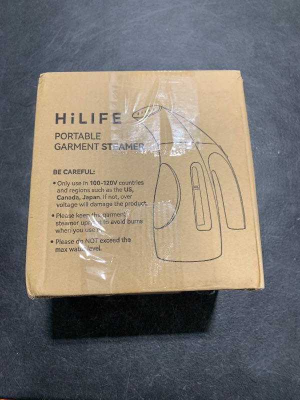 Photo 1 of HiLIFE Steamer for Clothes, Portable Handheld Design, 240ml Big Capacity, 700W, Strong Penetrating Steam, Removes Wrinkle, for Home, Office(ONLY FOR 120V)