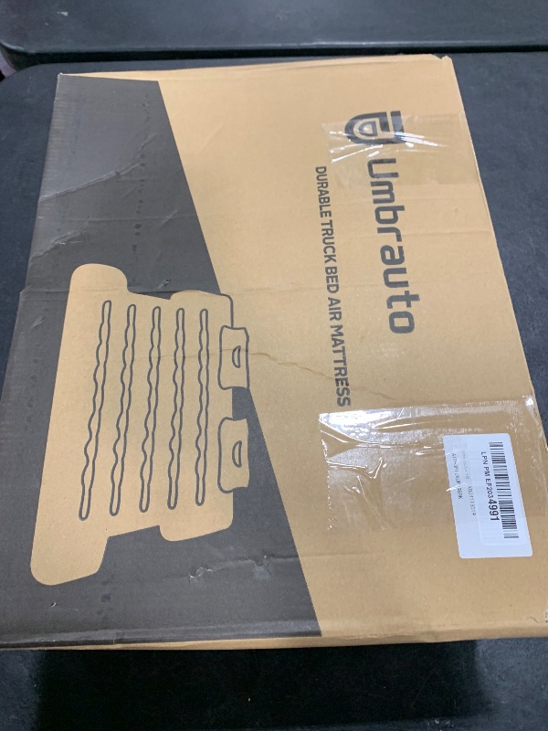 Photo 1 of Built-in Pump Truck Air Mattress for 5.5-5.8ft Short Bed, Inflatable Full Size Pickup Airbed with Detachable Pump for Outdoor Travel Camping, Includes Pillows & Storage Bag