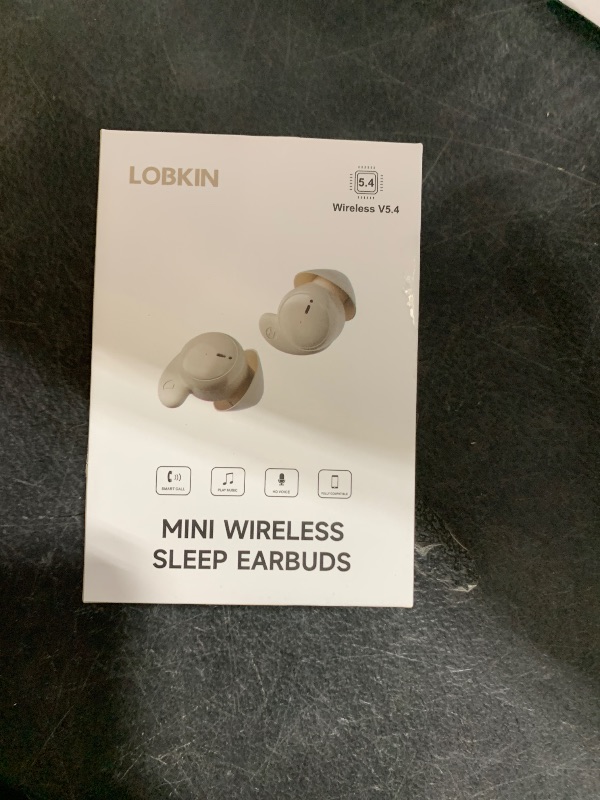 Photo 1 of LOBKIN Sleep Headphones,Wireless Bluetooth 5.4 Noise Blocking Sleeping Headphones,Sleep Earbuds for Side Sleepers in-Ear Soft Mini Invisible Buds for Sleeping Working