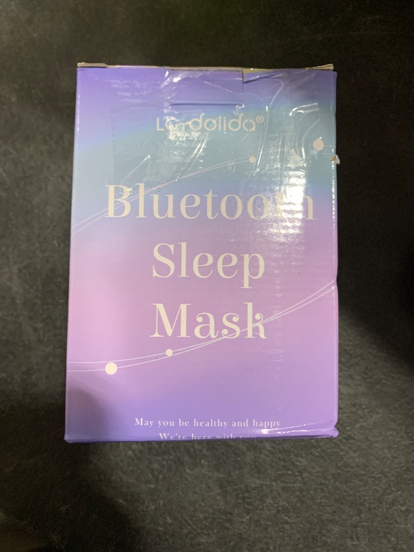 Photo 1 of Luxury Bluetooth 5.4 Sleep Mask for Adults - Ice Fiber Cooling & HD Sound, 100% Light Blocking Adjustable Eye Cover for Travel & Side Sleepers - Soft Sleep Headphones with 10H Playtime