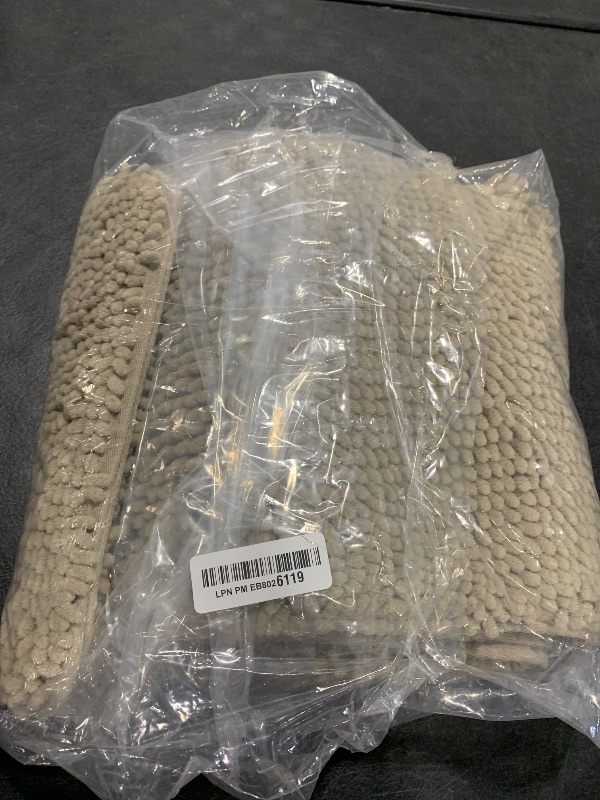 Photo 1 of OLANLY Bathroom Rugs 2'8" x 3'11" (32 x 47 Inches), Extra Soft Absorbent Chenille Bath Rugs, Rubber Backing, Washable Bath Mats for Bathroom Floor, Tub and Shower, Home Decor Accessories, Beige