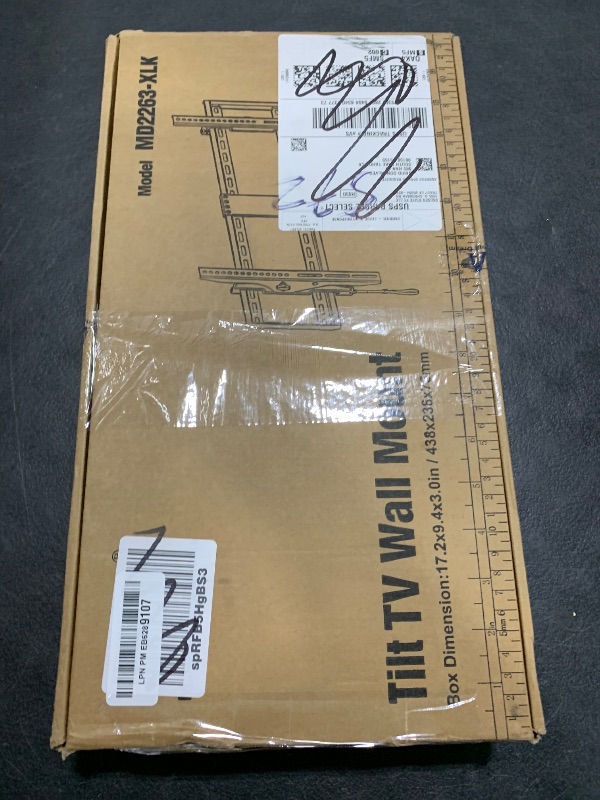 Photo 1 of Mounting Dream TV Wall Mount for 42-86" TVs, Tilting TVs Mount with Level Adjustment Fits 16", 18", 24" Studs Easy for Centering, Wall Mount TV Bracket Max VESA 800x400mm, 120 LBS Loading, MD2263-XLK