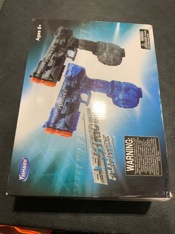 Photo 1 of Funwee 2025 New Upgrade 2 Pack Electric Water Guns, Light Up Full Automatic Squirt Gun High Capacity 500+ Water Blasts, Long Range Water Blaster Soaker, Outdoor Pool Auto Water Toy for Adult Kid