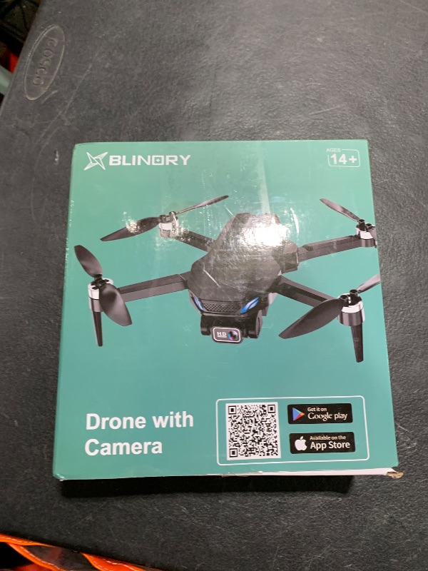 Photo 1 of Drone with Camera, 2K HD FPV Drone with Brushless Motor, Altitude Hold, Gesture Selfie, One Key Take Off/Landing, 3D Flips, Waypoint Fly, 2 Batteries, Foldable Mini Drones for Kids and Beginners