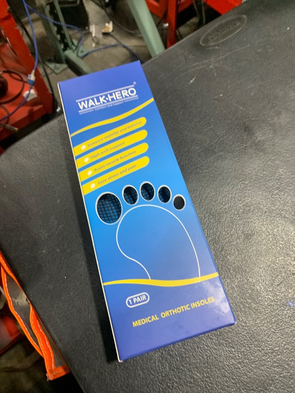 Photo 1 of Inserts Relieve Plantar Fasciitis - Flat Feet Insoles Arch Supports, Orthotic Insoles for Foot Pain Arch Pain Reduce Muscle Fatigue Absorb Shock (Mens 4-4 1/2 | Womens 6-6 1/2)