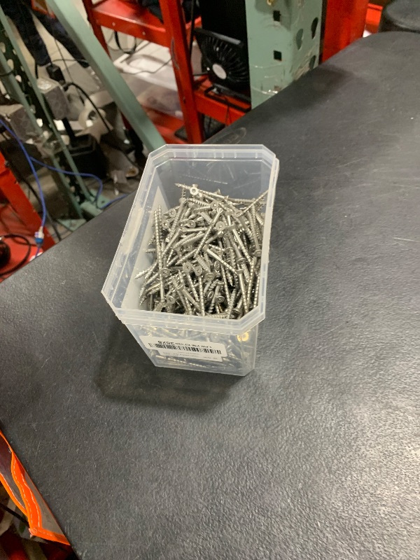 Photo 1 of FM FastenMon #8x2 Marine Grade 316 Stainless Steel Deck Screws, 450 PCS, Flat Head T20, Type 17 Point, Rust Resistant, Quick Drive, Strong Grip for Outdoor Wood Projects, Bit Included