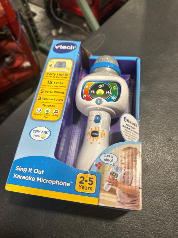 Photo 1 of VTech Sing It Out Karaoke Microphone, White
