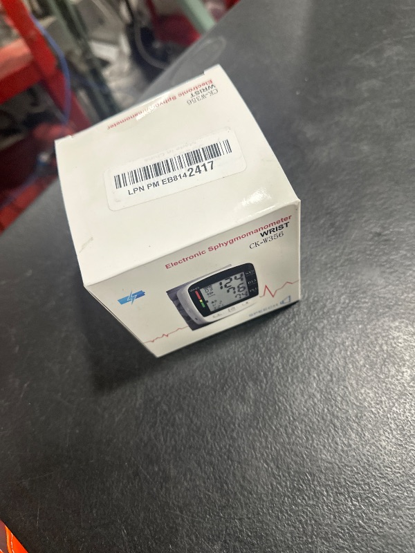 Photo 1 of Blood Pressure Monitor Digital Wrist BP Machine Automatic Adjustable Cuff ( 5.3 to 7.7 in) with 2 Users 180 Memory Voice Broadcast Large LCD Display USB Charging Cable Carrying Case