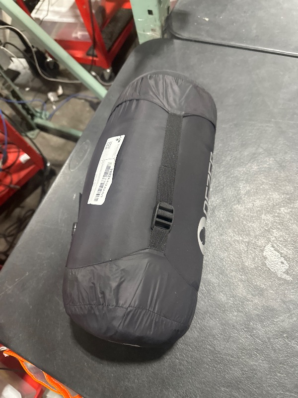 Photo 1 of QEZER Down Sleeping Bag for Adults 600 Fill Power Cold Weather Ultralight Sleeping Bag with Compression Sack for Backpacking, Camping, Hiking
