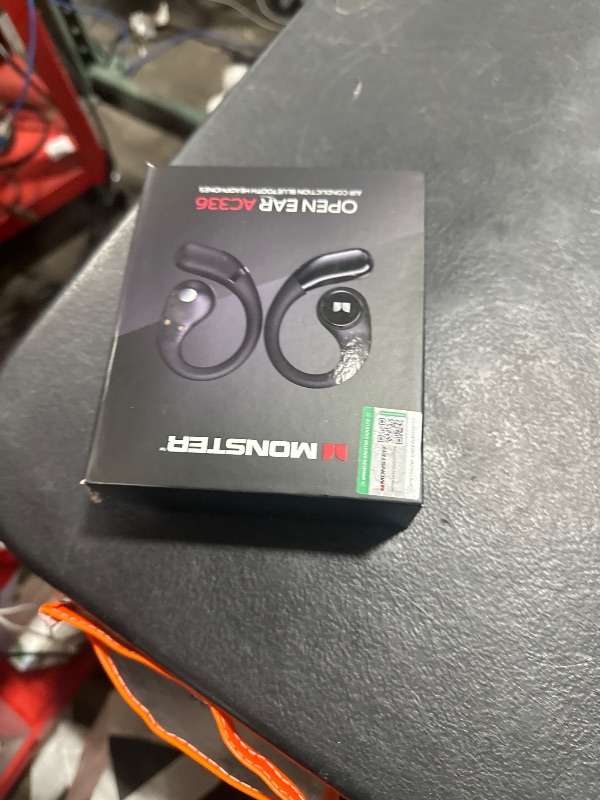 Photo 1 of Monster Open Ear AC336 Headphones, Bluetooth 6.0 Wireless Earbuds with Stereo Sound, ENC Clear Call, 21H Playtime, Type-C Charging, Touch Control, IPX6 Waterproof Open Ear Earbuds for Sports Fitness