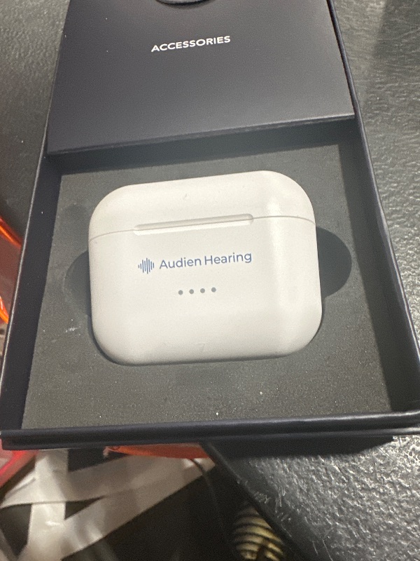 Photo 1 of Audien ATOM PRO 2 Wireless Rechargeable OTC Hearing Aid, Premium Comfort Design and Nearly Invisible
