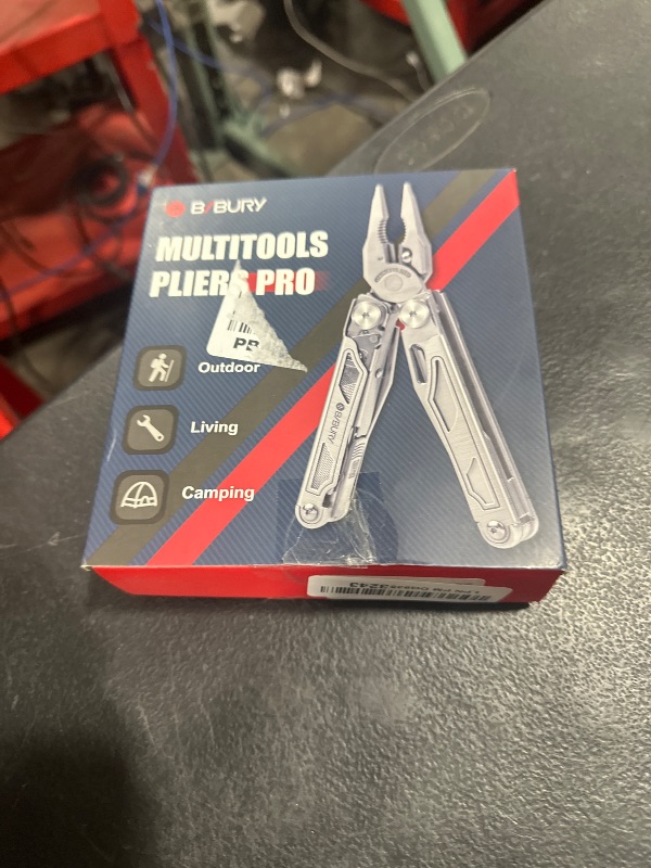 Photo 1 of BIBURY Multitool Pliers Pro BI2045, Foldable Multitools with Replaceable Wire Cutters and Saw, Stainless Steel Multi Tool w/Upgraded Scissors and Screwdriver Set, Gift for Dad, Father's Day Gift