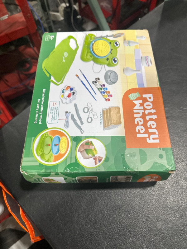 Photo 1 of Pottery Wheel for Kids - Complete Pottery Painting Kit Arts and Crafts for Kids Ages 8-12 with 3 Pack Air Dry Clay Art Supplies Toys for Girls Boy Birthday Gift for 6 7 8 9 10 11 12+