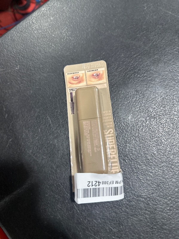 Photo 1 of Maybelline Superfluff Volumizing Brow Mousse, All Day Tinted Brow Gel For Soft Full Brows, Blonde, 1 Count