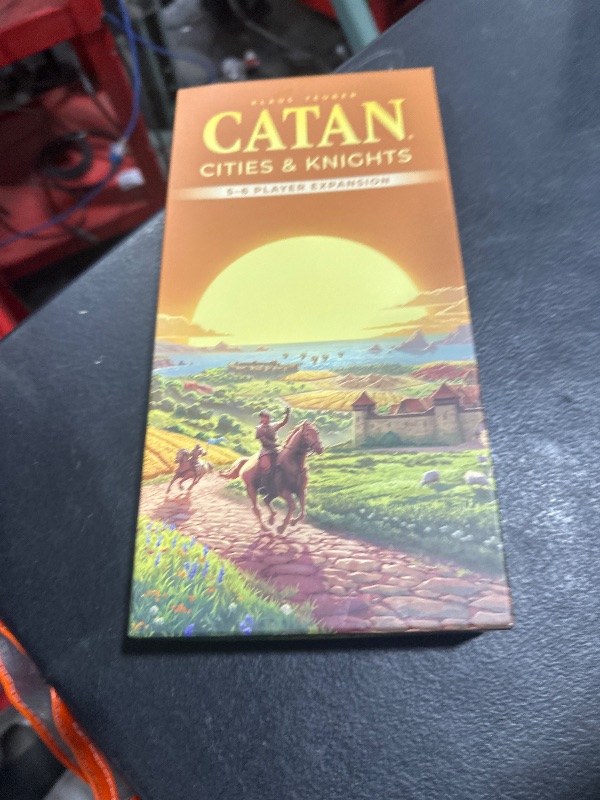 Photo 1 of CATAN Cities & Knights 5-6 Player Board Game Extension (6th Edition) Add More Players, Strategy Game for Kids & Adults, Ages 12+, 3-6 Players, 90-120 Minute Playtime, Made by Catan Studio