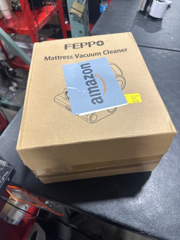 Photo 1 of FEPPO Mattress Vacuum Cleaner, 16Kpa Bed Vacuum Cleaner with 253.7nm UV-C Light, 140°F Heat, HEPA Filter & Ultrasonic, Versatile Handheld Vacuums for Bed, Sofa, Couch, Crib(Corded, 500W)