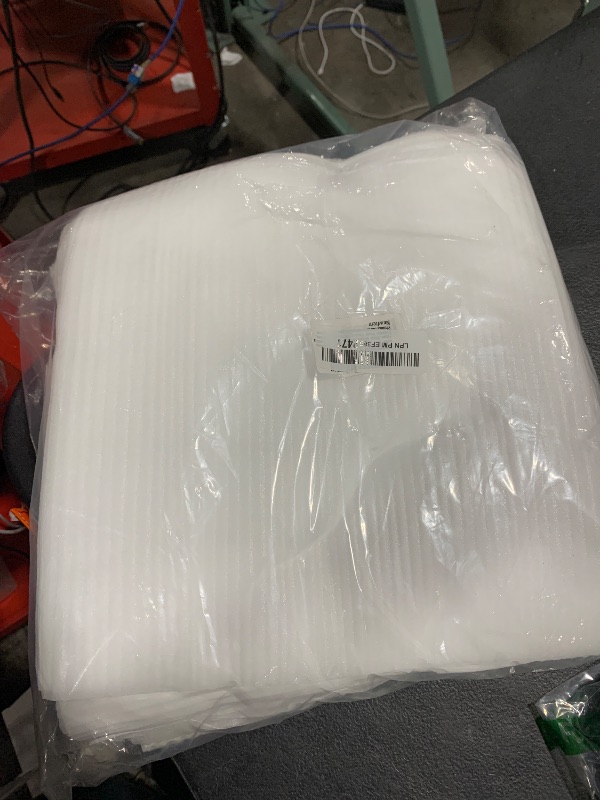 View 2 of 12 x 12 Inches (100 Count) Cushioning Foam Wrap Sheets Moving Supplies Packing Cushion Foam Packing Material for Dishes, Plates, Glasses, Vases, Cups, All Purpose Protection, Storage(Ultra Thin)