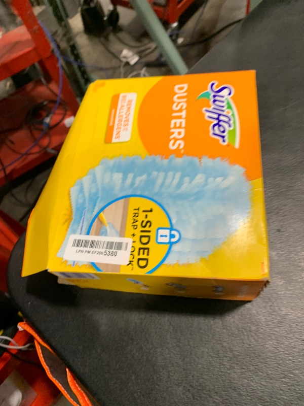 Photo 1 of Swiffer Dusters Refill for Cleaning, Made by SWIFFER, Feather & Microfiber Duster Disposable Alternative, for Dusting Furniture, Blinds, Ceiling Fans, Walls, Helps Remove Allergens, Unscented, 18ct?