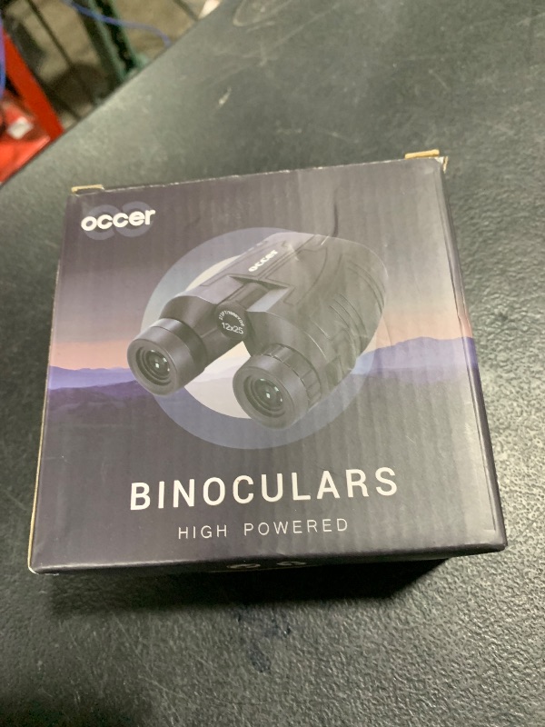 Photo 1 of Occer 12x25 Compact Binoculars for Adults and Kids, Large Eyepiece Waterproof Binocular with Low Light Vision,High Powered Easy Focus Binoculars for Bird Watching,Outdoor Hunting,Travel,Sightseeing