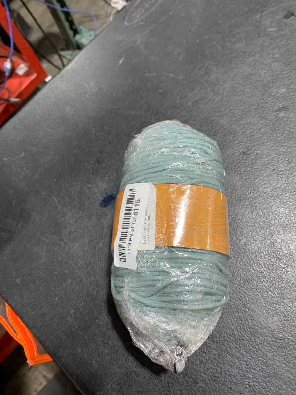 Photo 1 of Braided Cotton Cord 3mm x 109yds - Colorful Macrame Rope for Crafts, Hangers, Wall Hangings - 100% Natural Cotton (Haze Blue)
