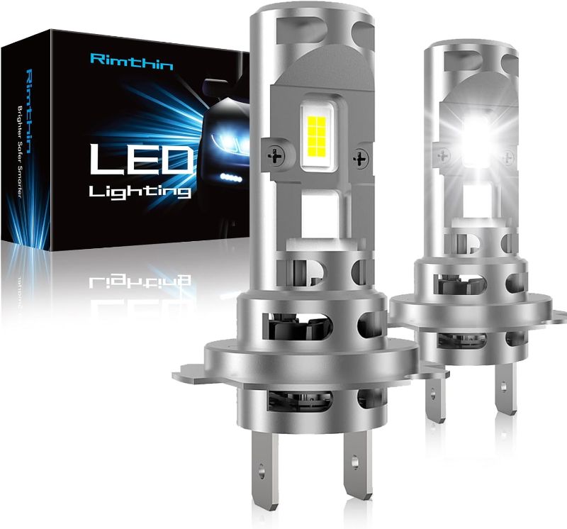 Photo 1 of H7 Bulbs Fog Lights, 6000K Cool White Super Bright Fog Light, Plug and Play, Pack of 2