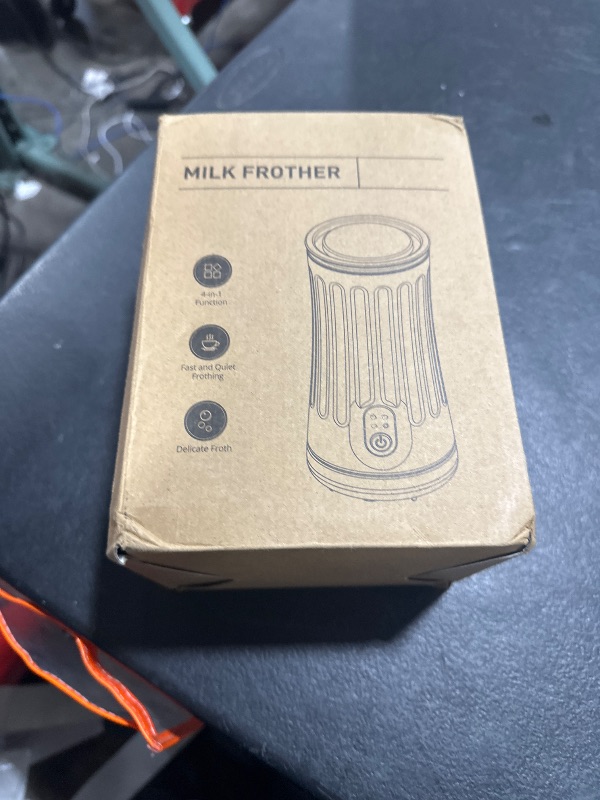Photo 1 of Electric Milk Frother, 4-in-1 Milk Steamer and Frother, 8.1oz/240ml Automatic Warm and Cold Foam Maker, Milk Warmer and Coffee Frother for Latte, Cappuccino, Macchiato(Dark Green)