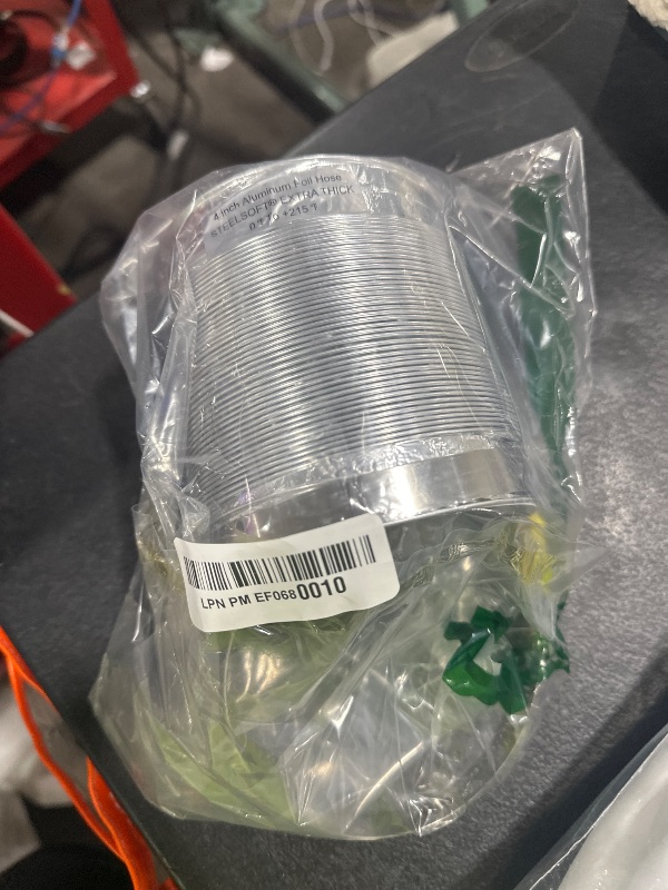 Photo 1 of Steelsoft Heavy Duty 4"Flexible Dryer Vent Exhaust Duct Hose 3 Feet for Tight Space, Extra Thick(6-ply) Aluminum Foil Ducting Kit with 2 Key Hose Clamps