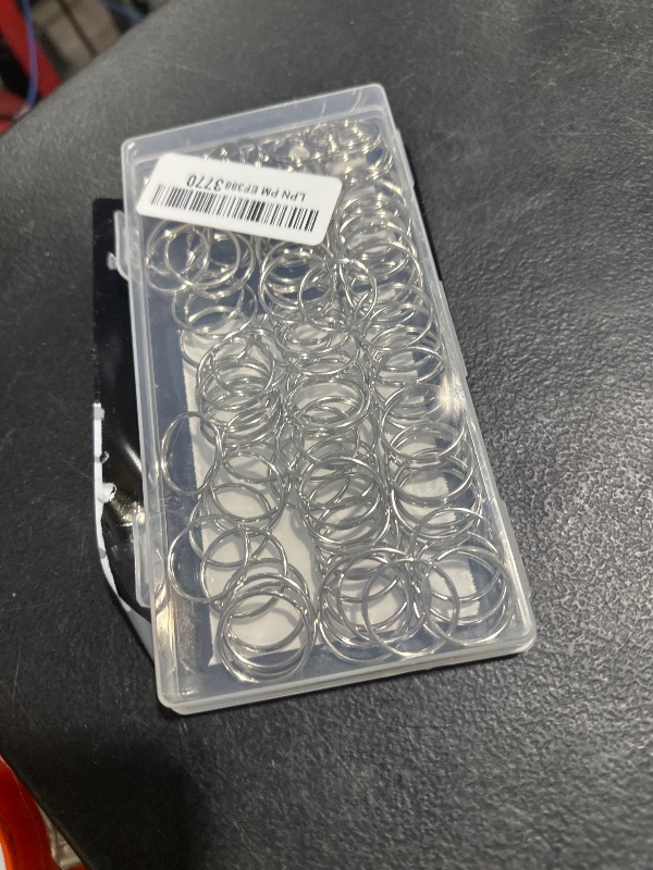 Photo 1 of 100PCS Key Rings Bulk, Split Key Rings, Keychain Rings and Crafts 1 inch (25mm)