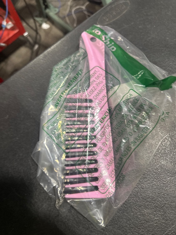 Photo 1 of Fgail 2PCS Wide Tooth Comb for Curly Hair, Large Detangling Comb for Wet or Dry Hair, Shower Comb for Women and Men(Black-Pink)