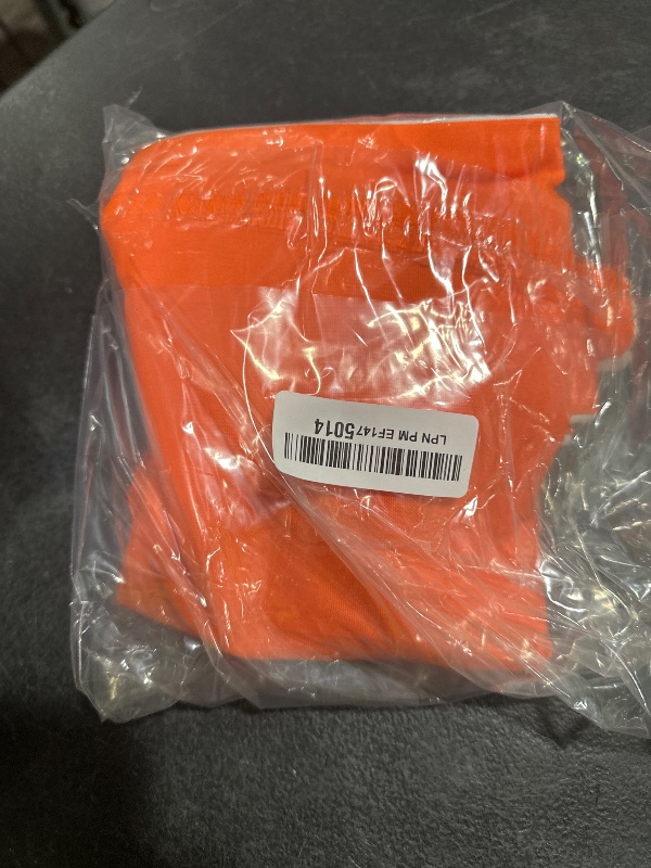 Photo 1 of MIULEE Pack of 2 Outdoor Waterproof Pillow Covers Decorative Farmhouse Throw Pillow Covers Square Solid Color Couch Pillow Covers for Patio Tent Bed Sofa Living Room 18x18 Inch Bright Orange