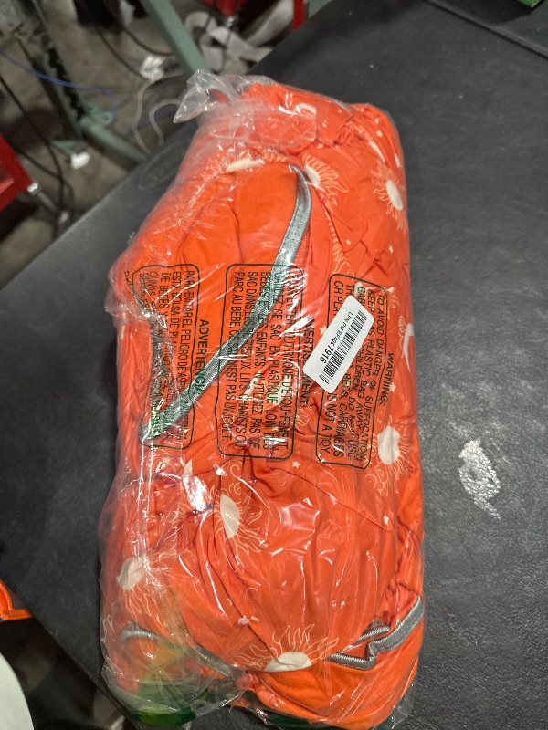 Photo 1 of inhand Cooling Blanket Queen Size (90"x90") - Cooled Blankets for Hot Sleepers Lightweight Breathable Summer Blanket for Sleeping Night Sweats to Keep Cool in The Heat -Flame Orange