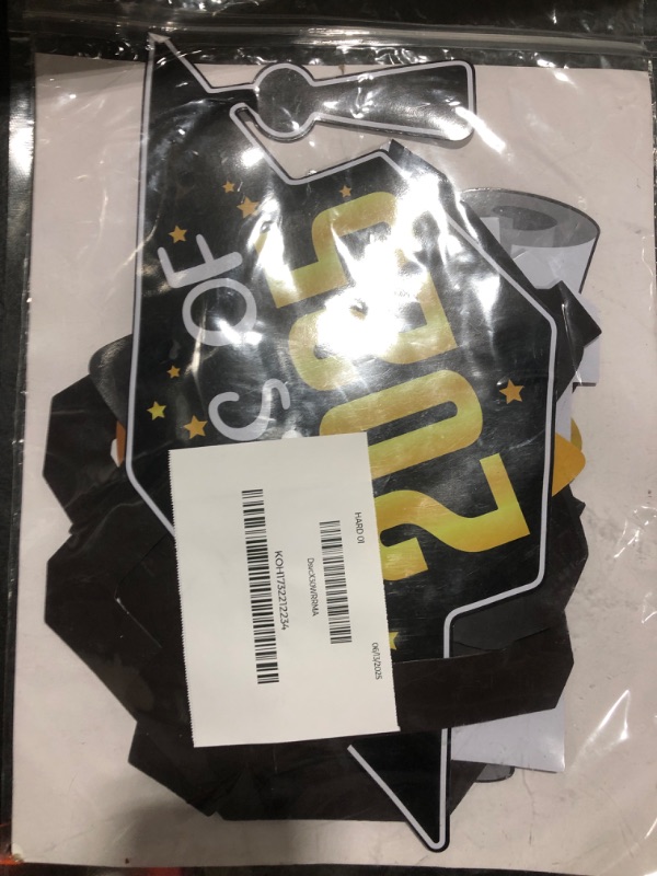 Photo 1 of 2025 Graduation Car Decorations - Congrats Grad Magnetic Banners for Car Parade Signs - White Graduation Party Decor