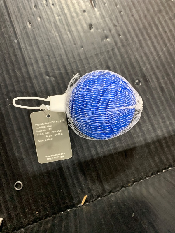 Photo 1 of Blue Pet Toy Ball